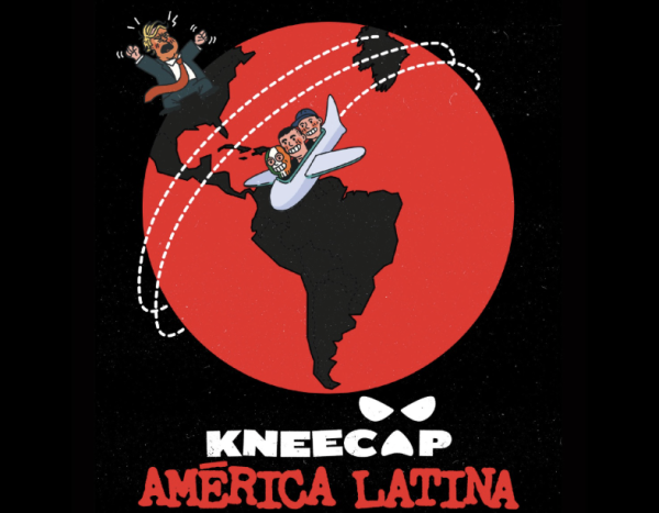 Kneecap, referente del hip hop irlandés, debutará en Colombia este 17 de octubre